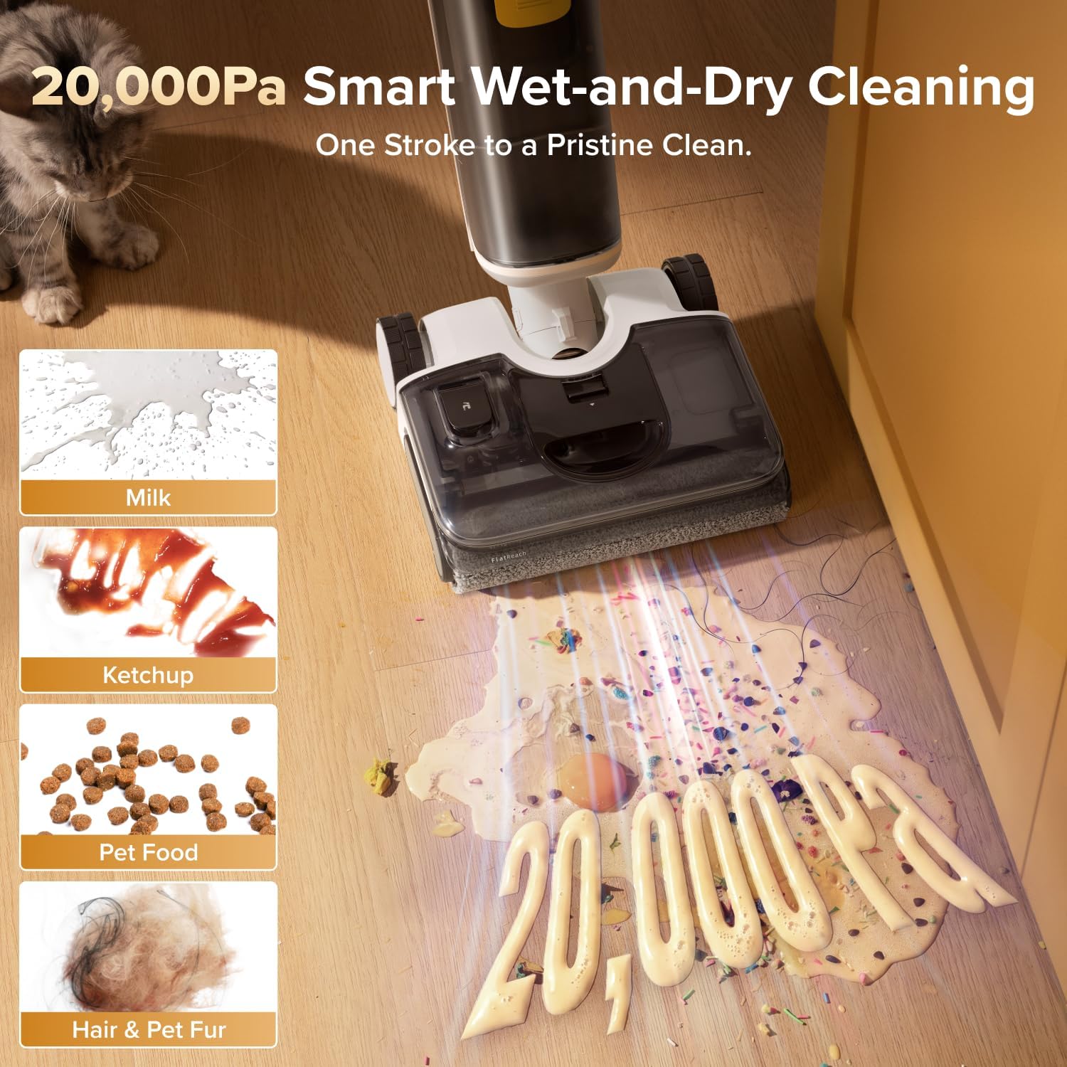 Thumbnail 2 de roborock F25 GT Gen 2 Wet-Dry Vacuum Mop, 20,000Pa Suction, 194°F Self-Cleaning