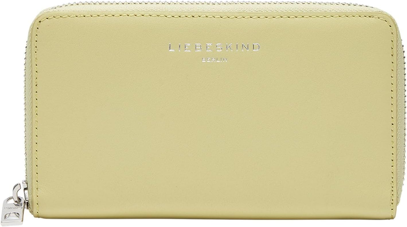 Detalle de LIEBESKIND Frieda Purse M – elegante Geldbörse aus feinem Rindsleder mit Rundum-Reißverschluss