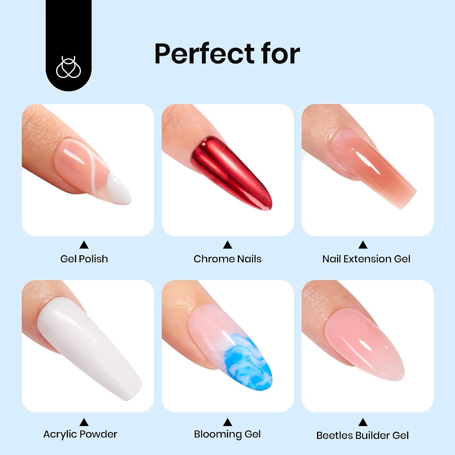 Thumbnail 6 de beetles 2Pcs No Wipe Top Coat 15ml ๐