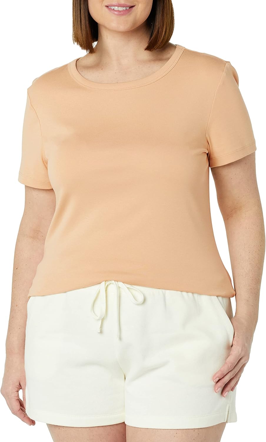 Thumbnail 4 de Amazon Essentials Damen Kurzarm T-Shirt mit Rundhalsausschnitt – Schmale Passform