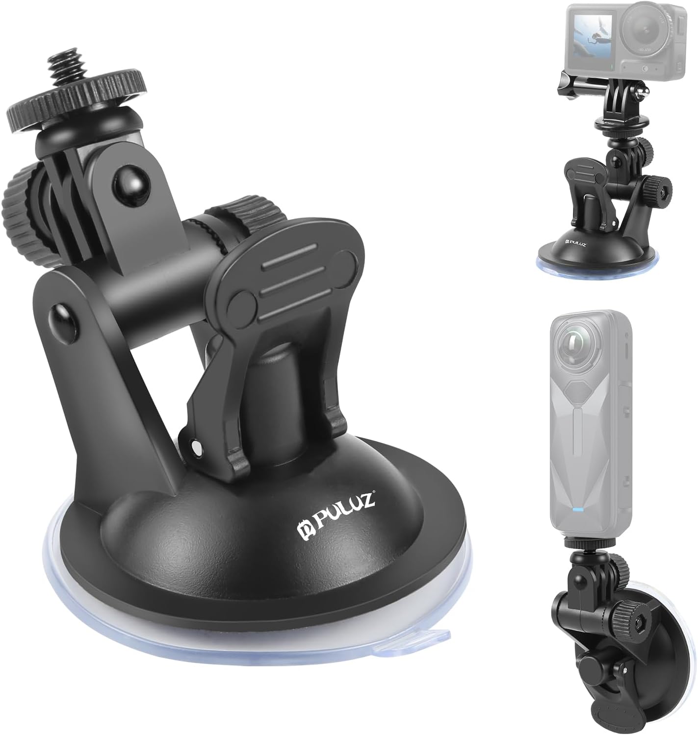 Detalle de PULUZ Action Cam Saugnapfhalterung für Actioncams
