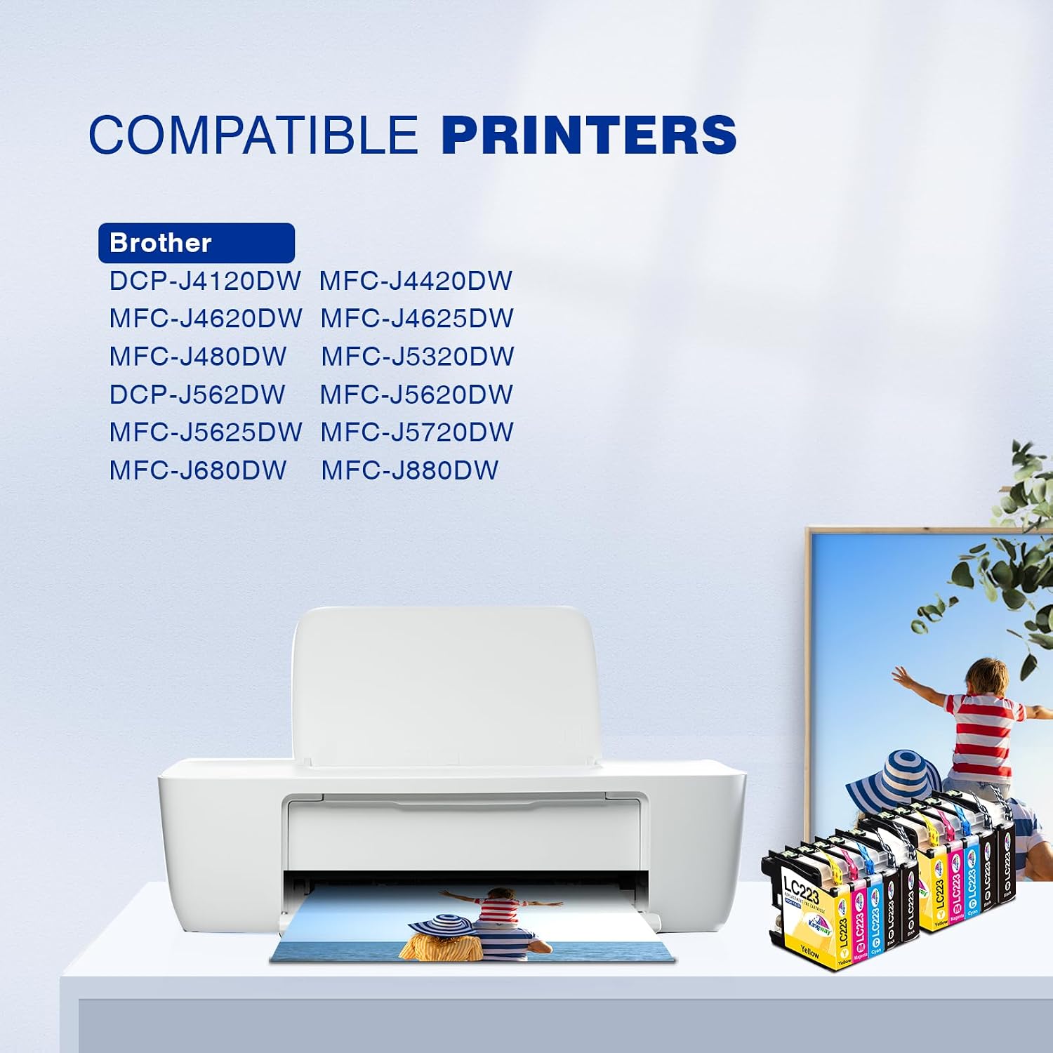 Thumbnail 1 de KINGWAY LC223 10 Pack ink cartridges