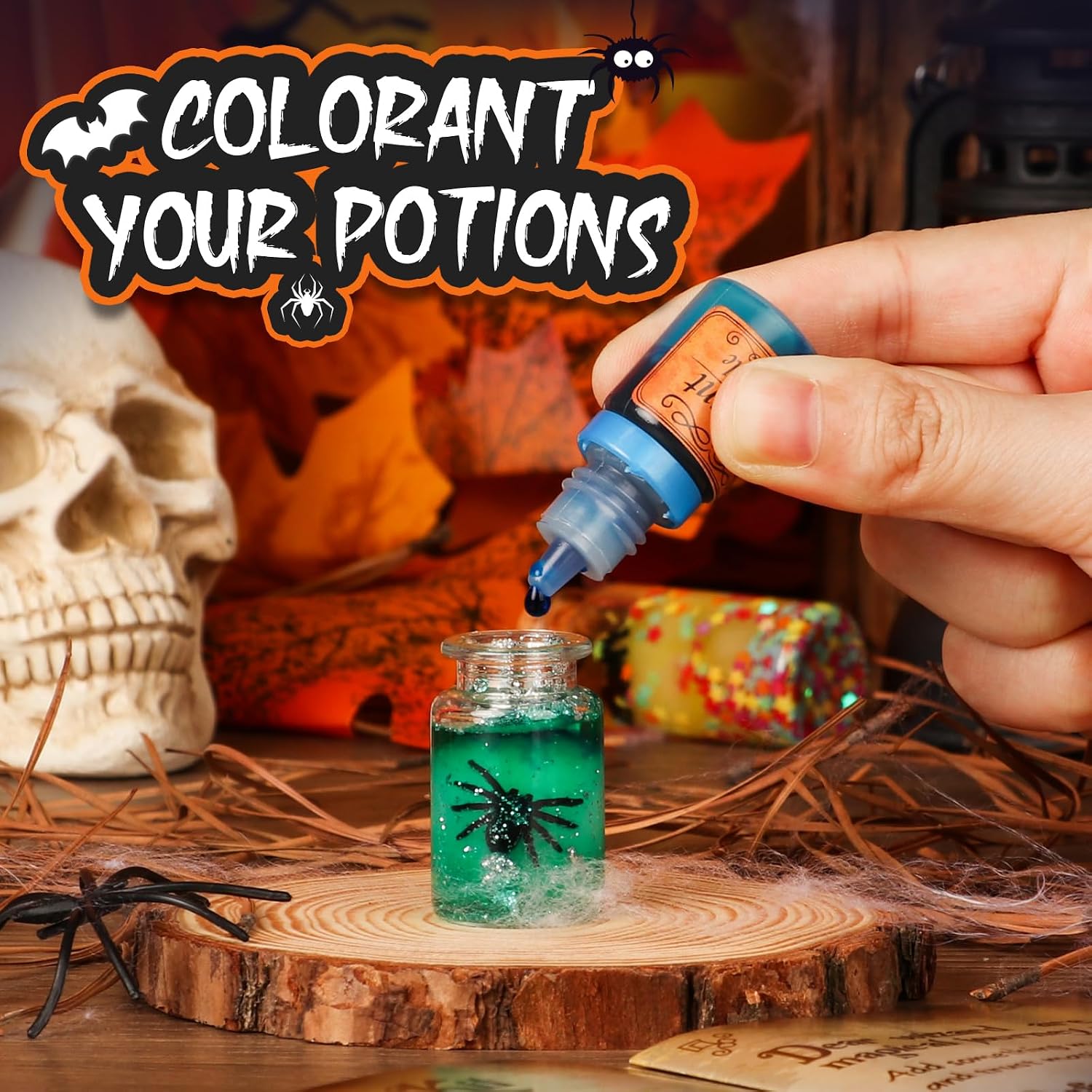 Detalle de Mystery Potions Mystery-potions-001 – zestaw mikstur, 20 butelek i 7 przepisów