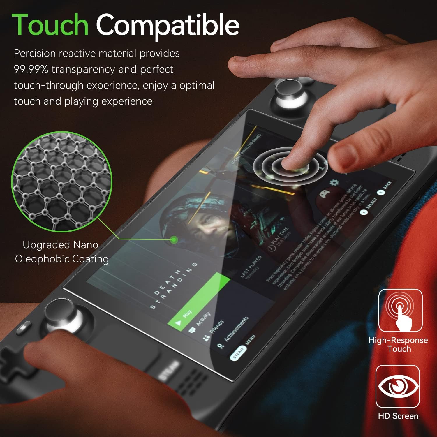 Thumbnail 5 de ivoler Screen Protector for Steam Deck 7"