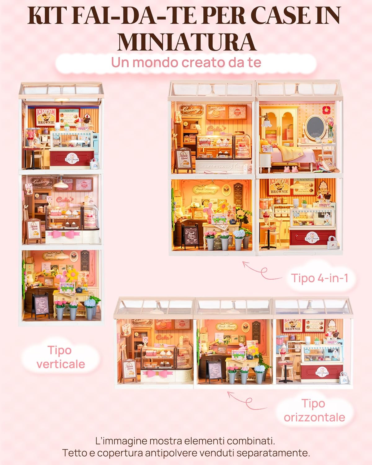 Thumbnail 6 de Rolife Lovely Pink Bedroom 5 V 🏠