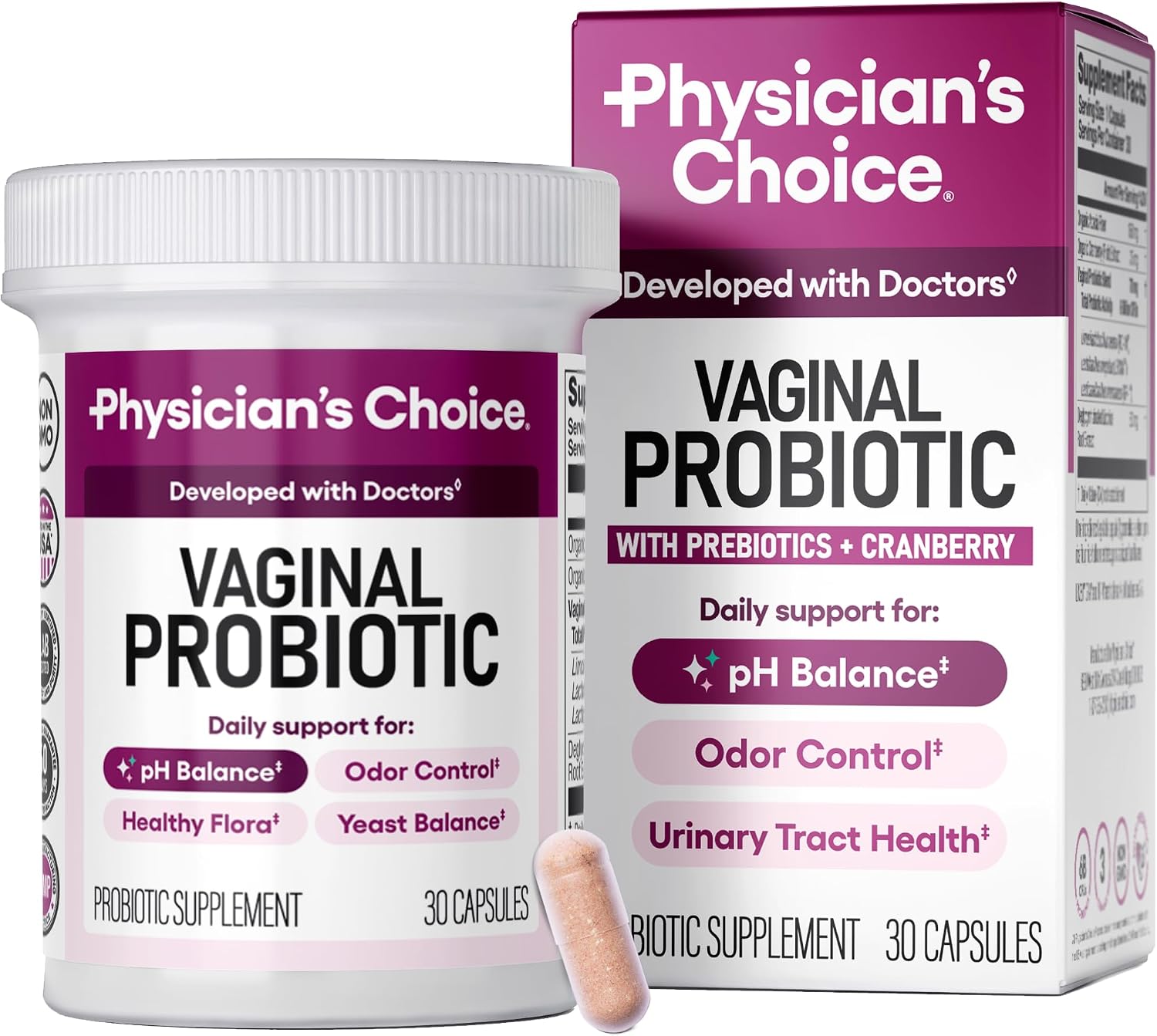 Detalle de Physician's Choice Vaginal Probiotic, 30 Count