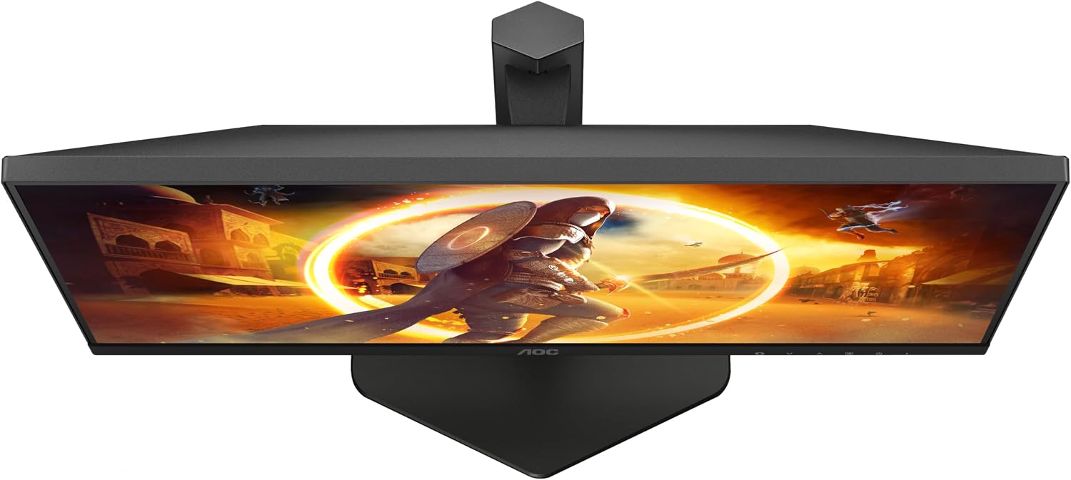Detalle de AOC Q27G4XF 27-inch WQHD gaming monitor (180Hz, Fast IPS, HDR10, Adaptive Sync) with height adjustment