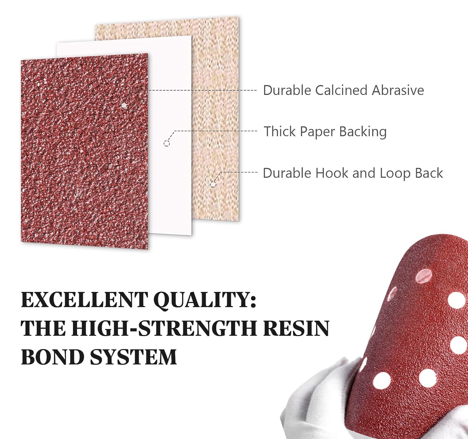 Detalle 2 de SATC 125mm Sanding Discs 72‑piece pack