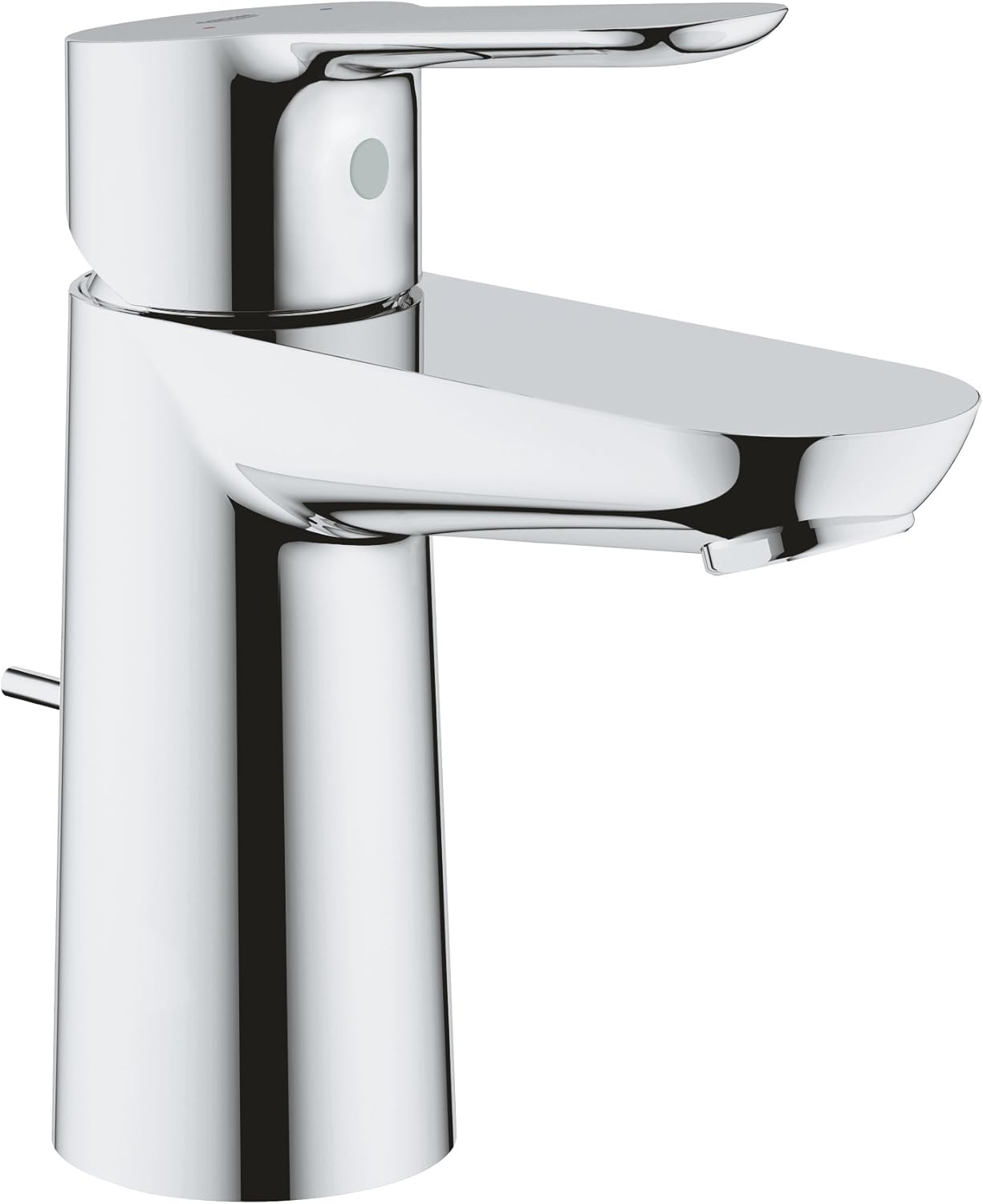 Thumbnail 5 de GROHE BauEdge Smooth Body Single-Lever Basin Mixer Tap (1-Hole, Chrome) 23330000
