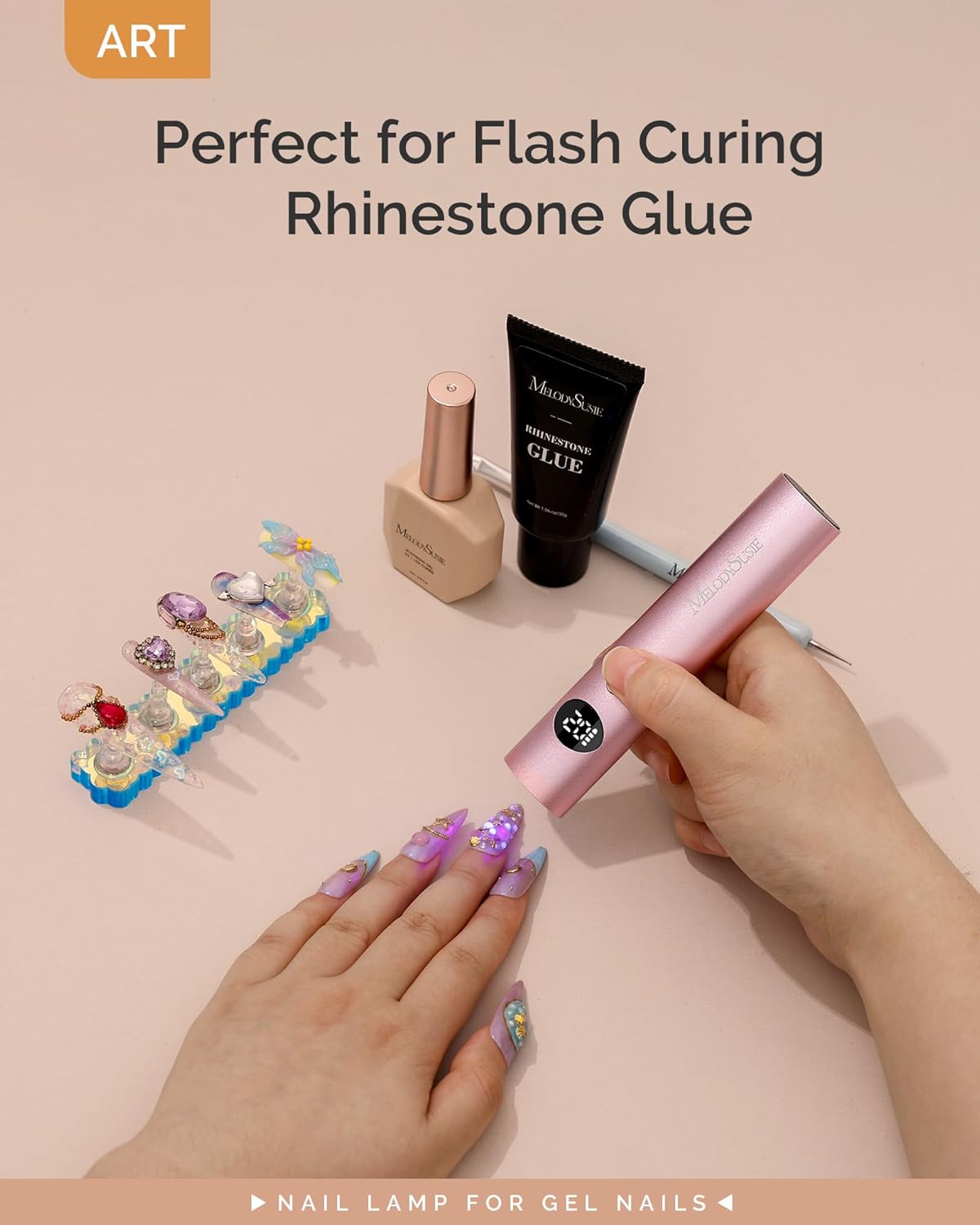 Thumbnail 5 de MelodySusie P-ART01G 3W cordless UV nail lamp