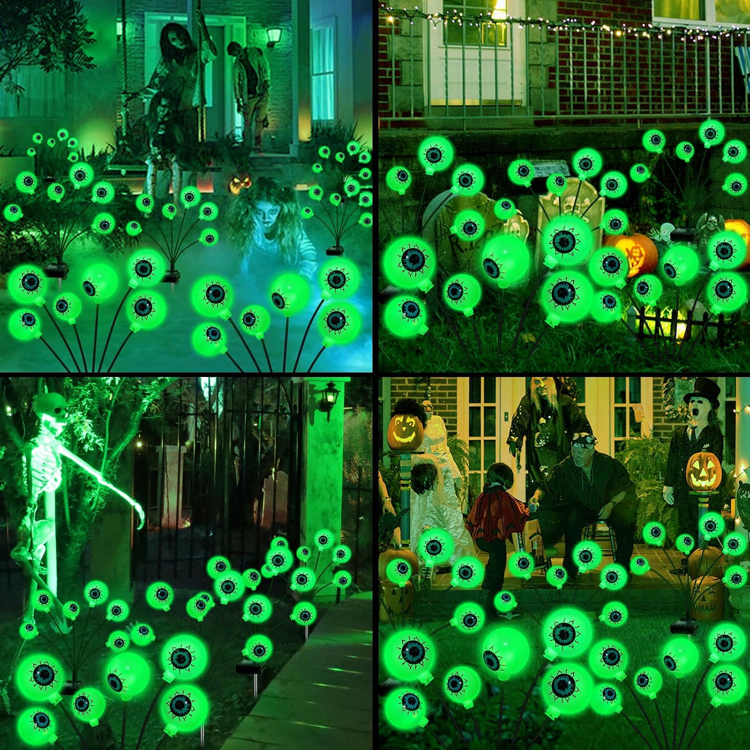 Thumbnail 6 de ZFNN Solar Halloween Lights, 4-Pack