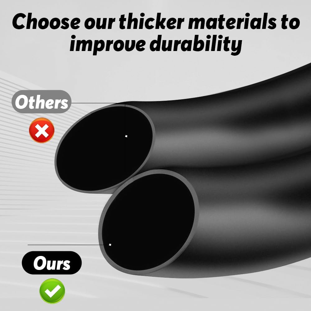 Detalle de mizikuu 2 Pack Wheelbarrow Inner Tube 13 x 5.00-6 with TR13 Valve – Heavy Duty Replacement