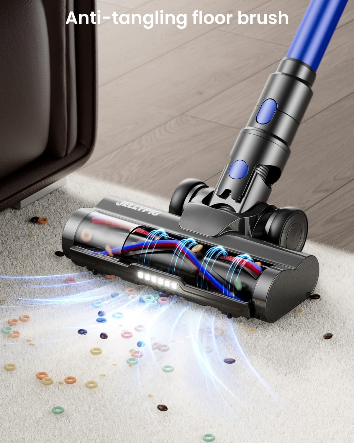 Thumbnail 3 de JELLYPIG X100 Cordless Stick Vacuum, 650W, 55KPA, Self-Standing