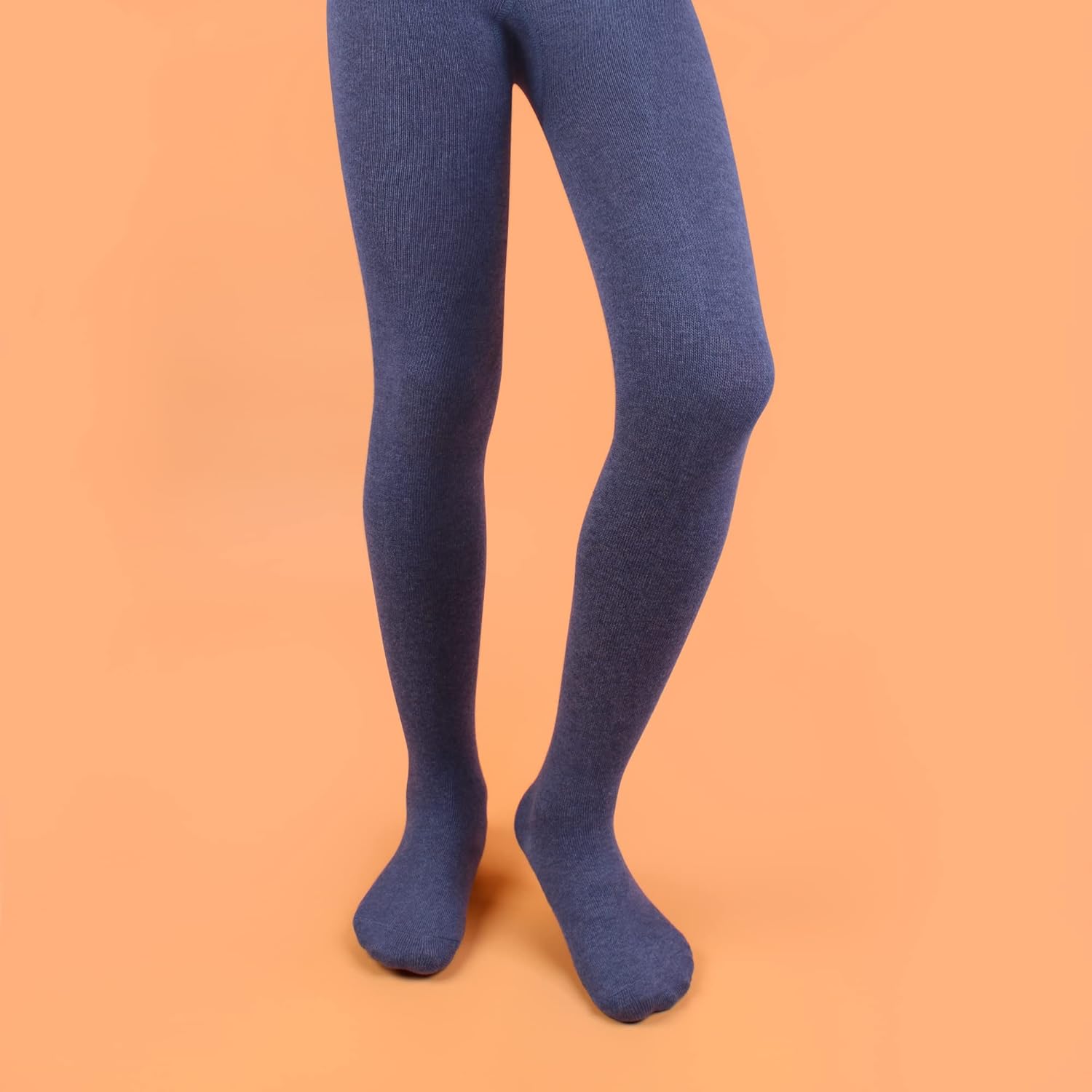 Detalle de Libella Lot de 3 collants pour enfants garçons – coton tricoté, uni, 2710