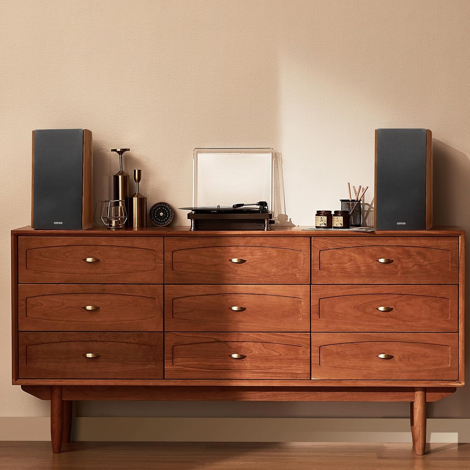 Thumbnail 6 de Edifier R2000DB 2.0 Bluetooth-Lautsprecher-Set mit IR-Fernbedienung & optischem Eingang (120 Watt) – Warm Oak