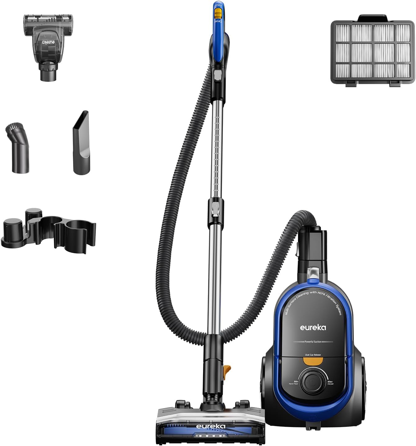 Detalle de Eureka Bagless Canister Vacuum 16KPA 🧹