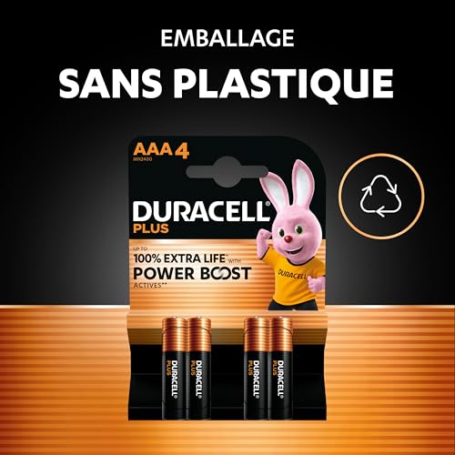 Detalle 2 de Duracell AAA Plus Piles Alcalines (Lot de 12) 1,5V – LR03