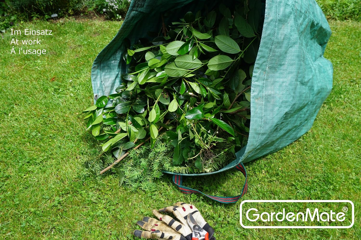 Thumbnail 2 de GardenMate 5 borse da giardino professionali, 500 l, antistrappo – resistenti e pieghevoli