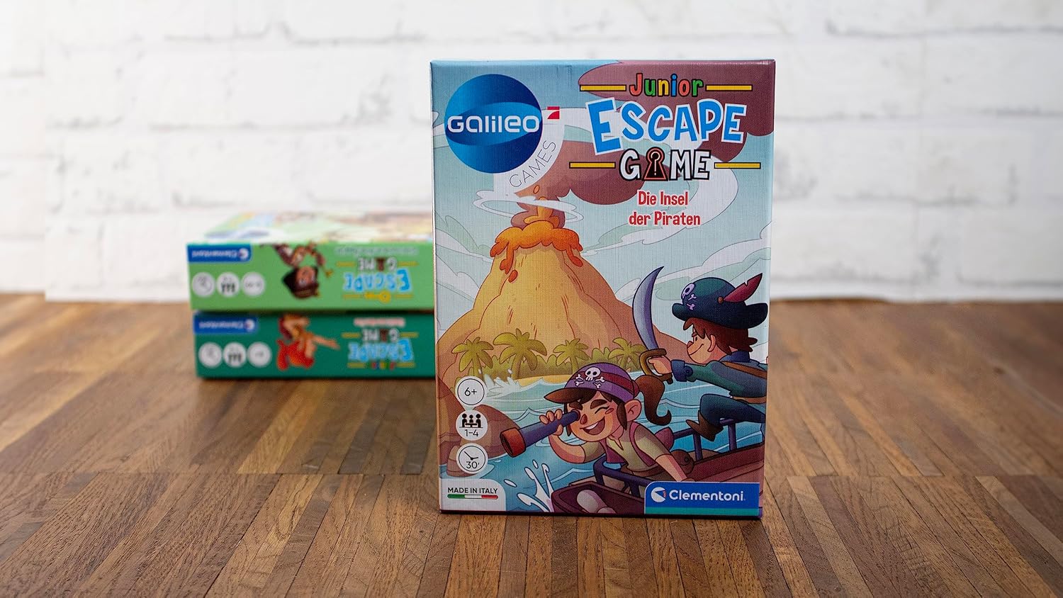Detalle de Clementoni Escape Game Junior Insel der Piraten
