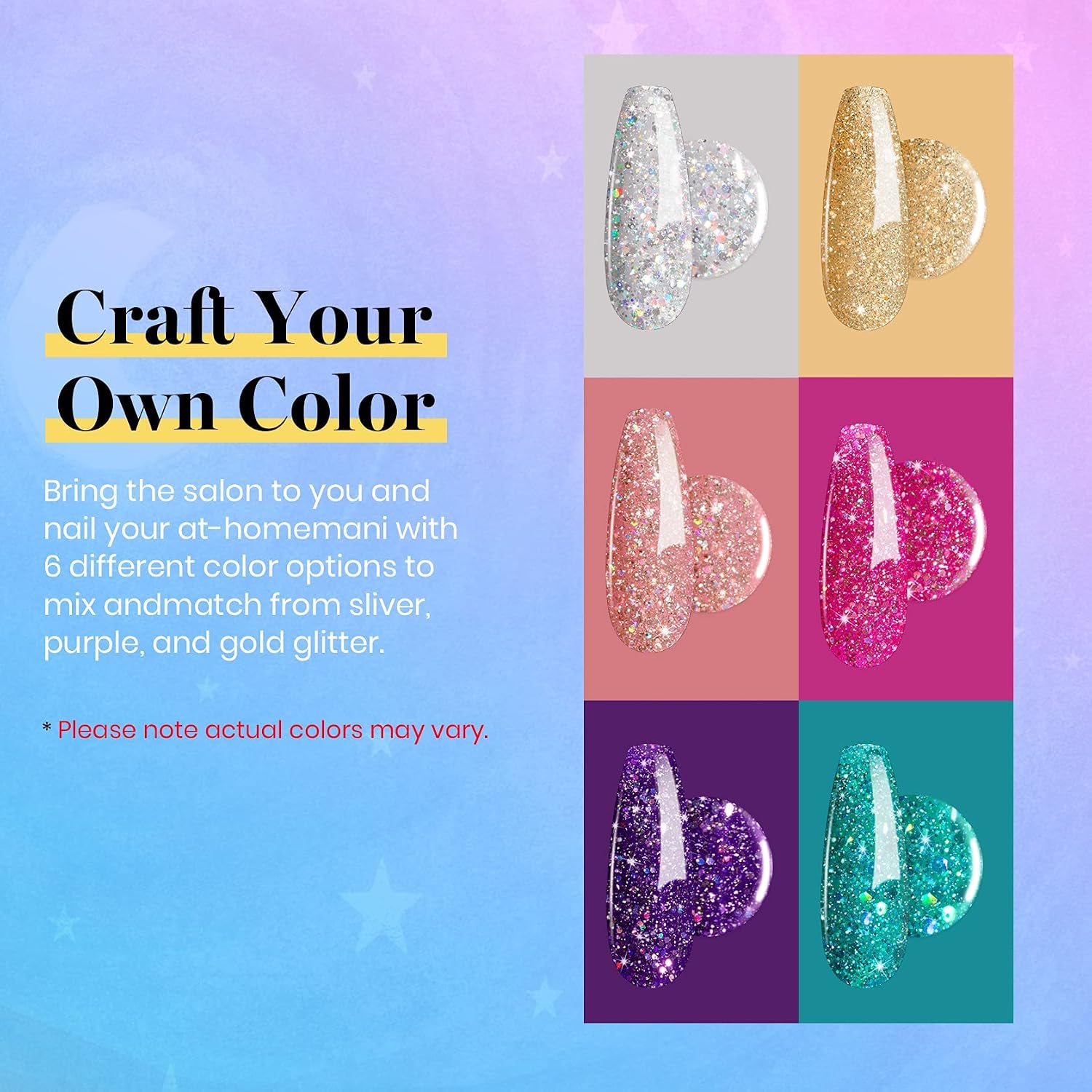 Detalle de Beetles Gel Polish UV-Nagellack 6 Farben