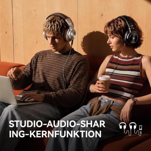 Detalle de OneOdio A70 Gen 2 Bluetooth Over-Ear Kopfhörer – LDAC, Studio & DJ