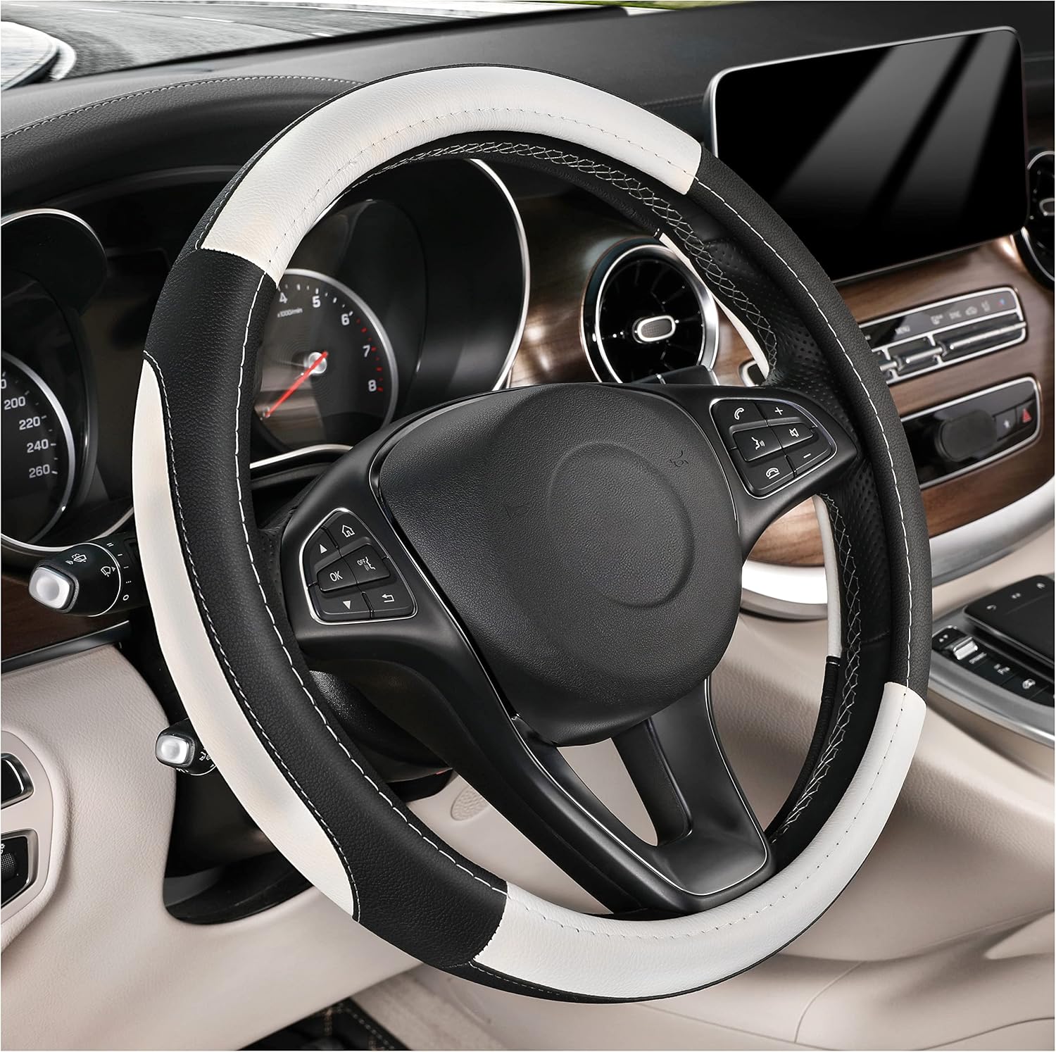 Thumbnail 6 de SEG Direct Steering Wheel Cover 14.5–15 Inch