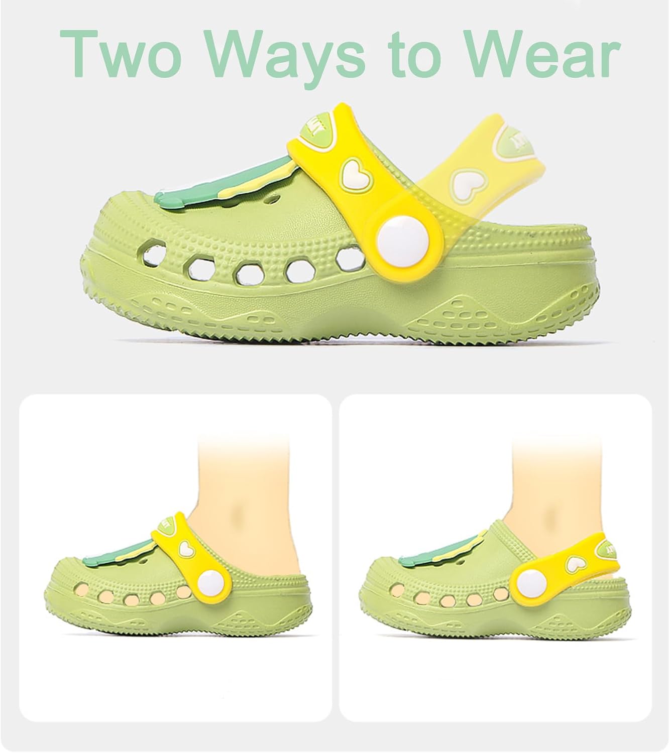 Thumbnail 3 de Meik Mangni Kinder Clogs & Hausschuhe – atmungsaktive EVA-Pantoletten mit rutschfester Sohle, EU 19–33