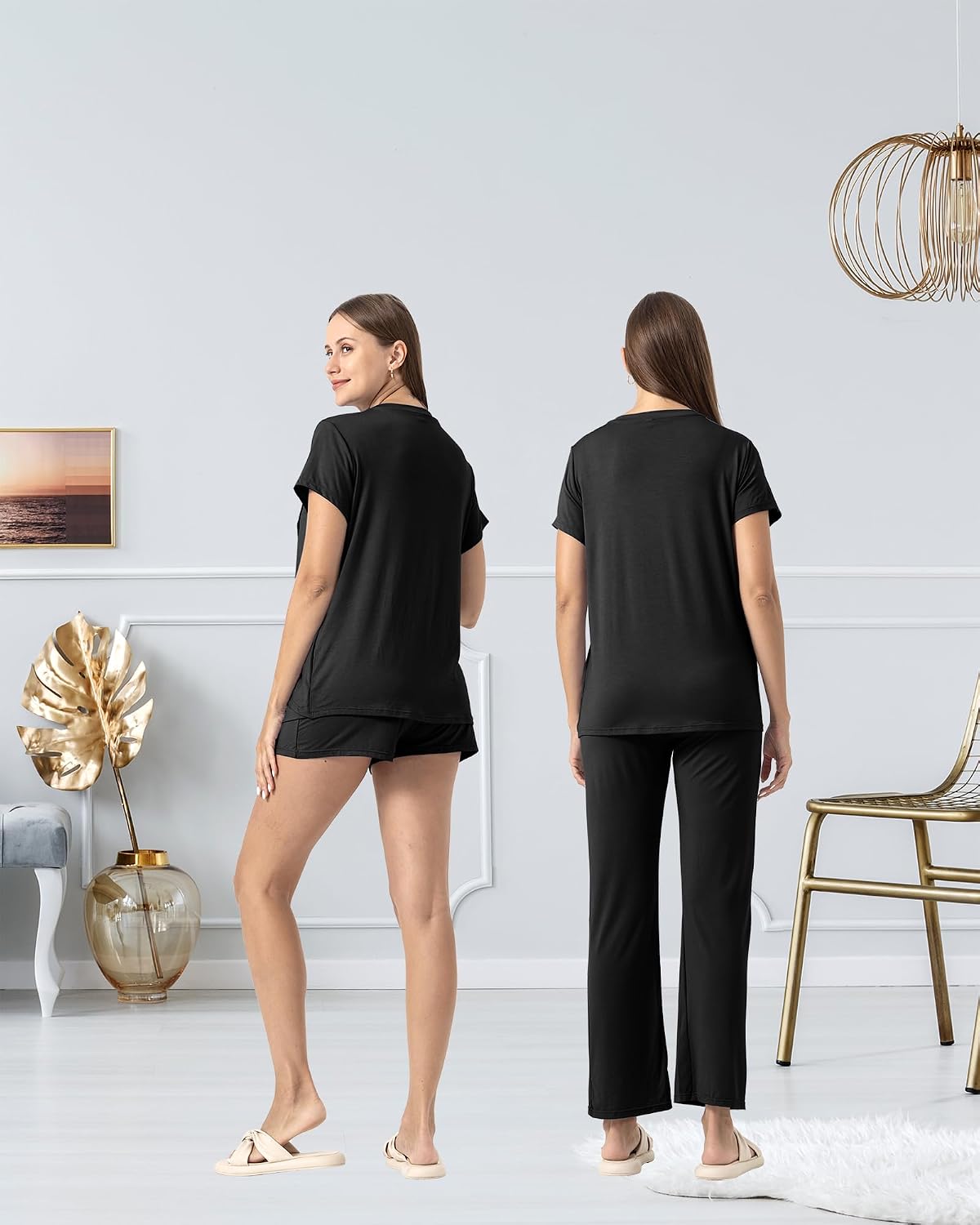 Thumbnail 5 de SUNNYBUY 3-teiliges Still-Pyjama-Set 3‑teilig