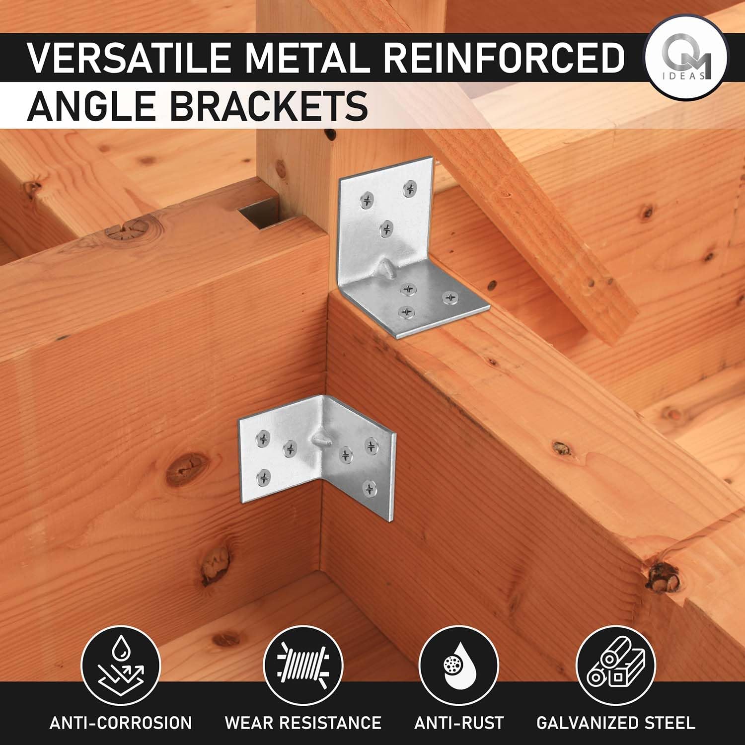 Thumbnail 2 de OMIDEAS 20 x Corner Brackets 30mm