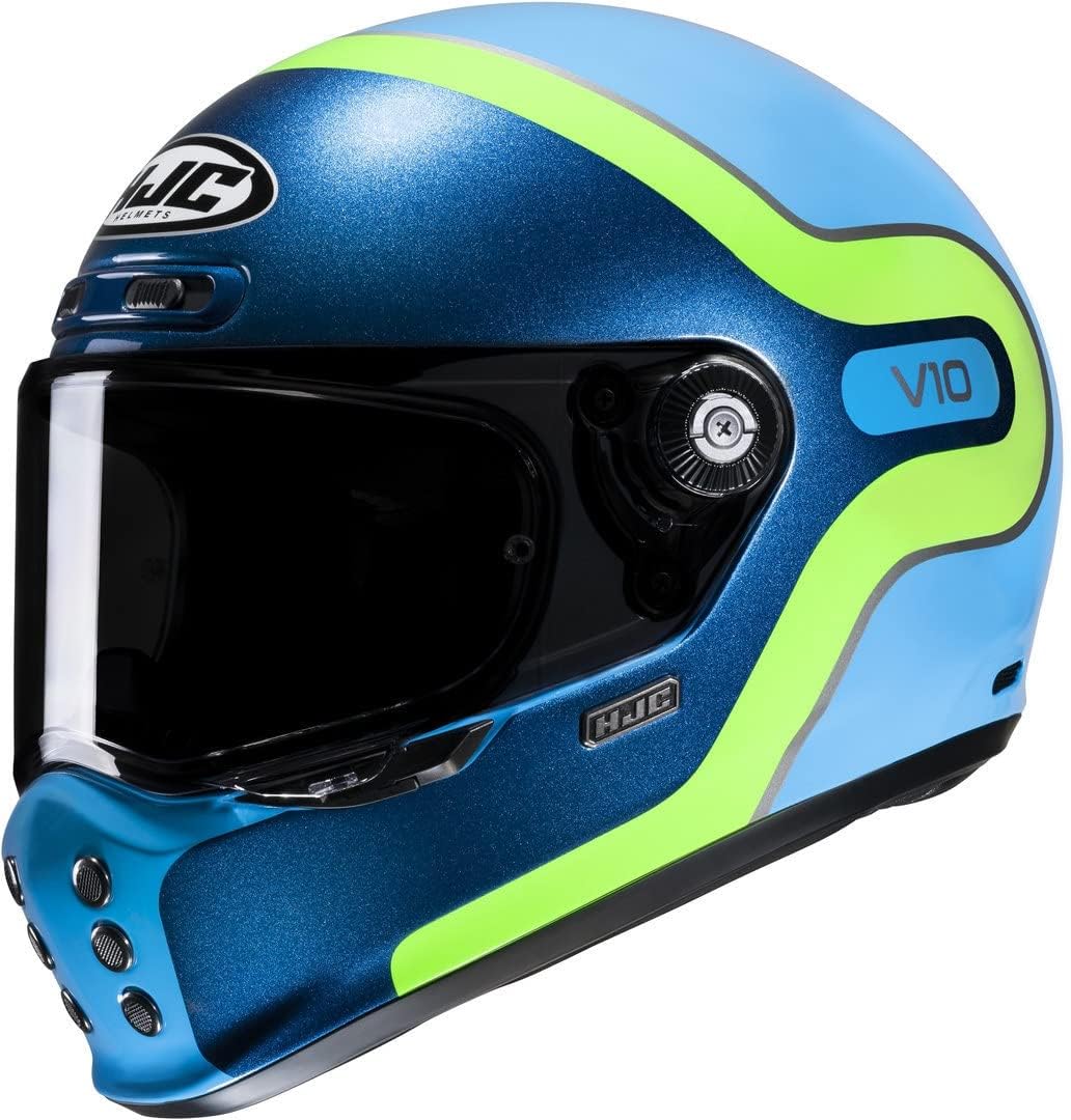 HJC V10 GRAPE MC24, casco integrale moto – taglia XXL