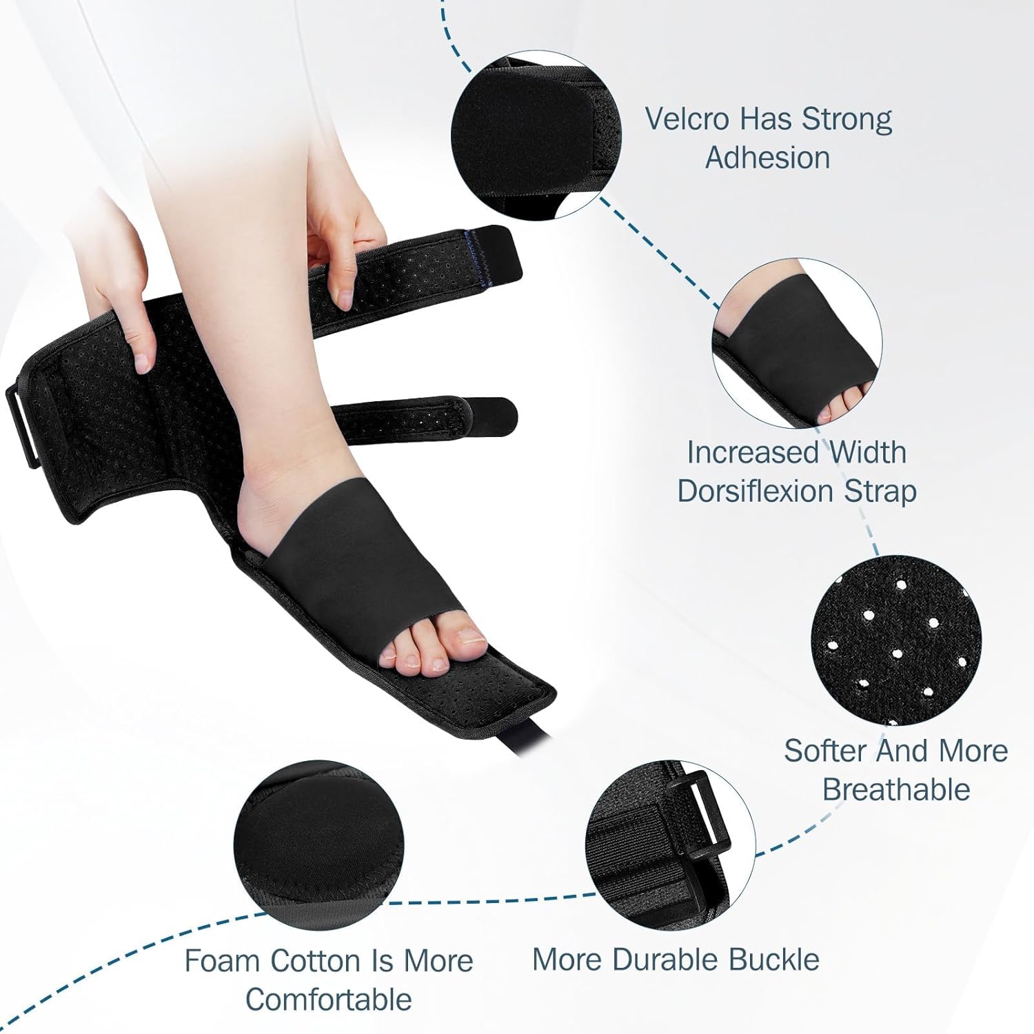 Thumbnail 3 de KTSAY Upgrade Plantar Fasciitis Night Splint & Relief Brace with Adjustable Straps