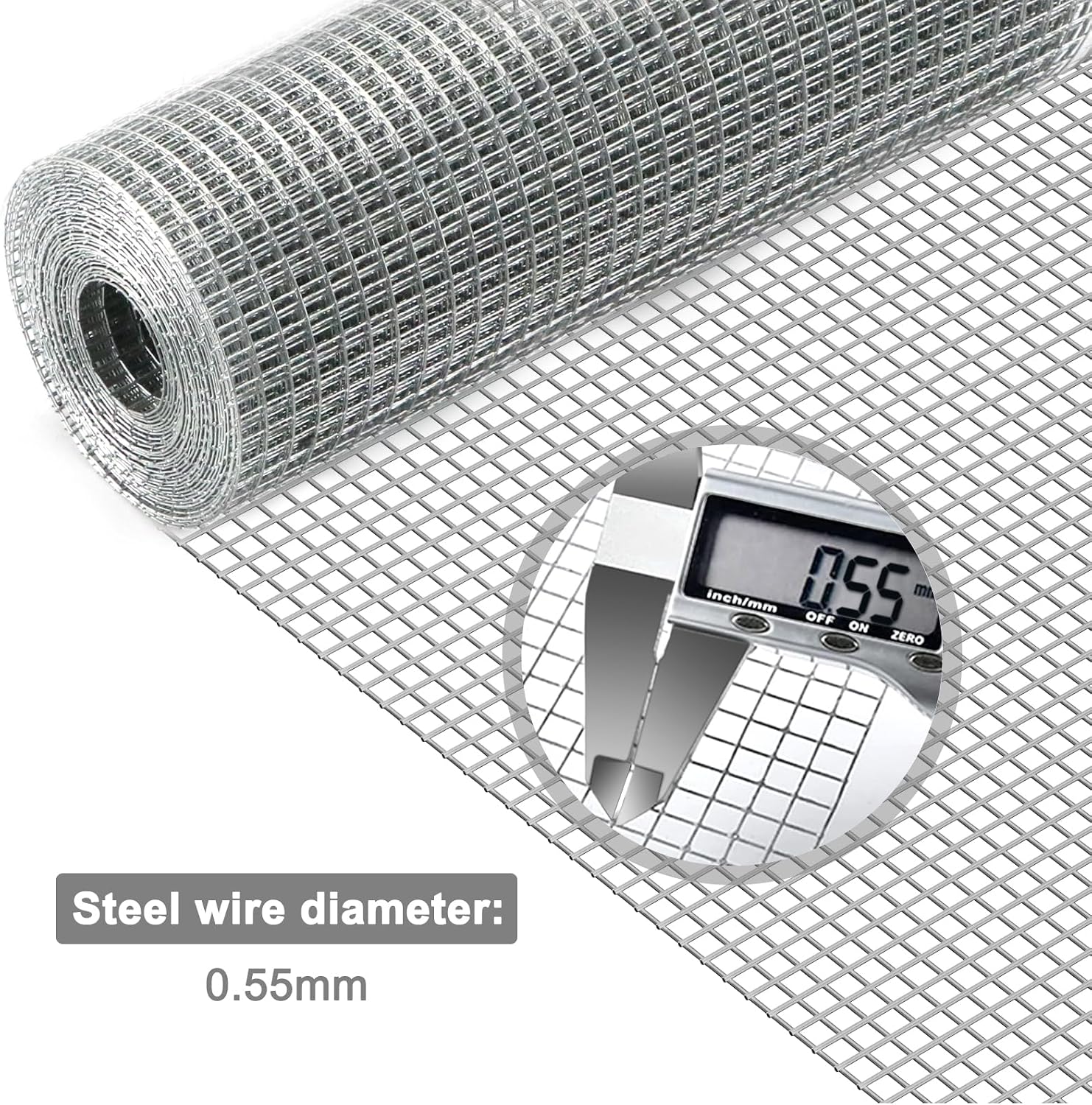 Detalle 2 de Homvvi Rodent Mesh Roll 200mm x 6m