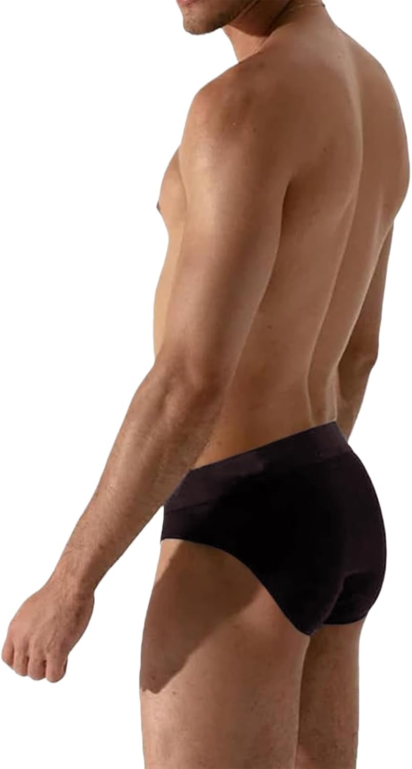 Thumbnail 3 de HAGOT 6 paia di slip da uomo in modal elasticizzato, nero