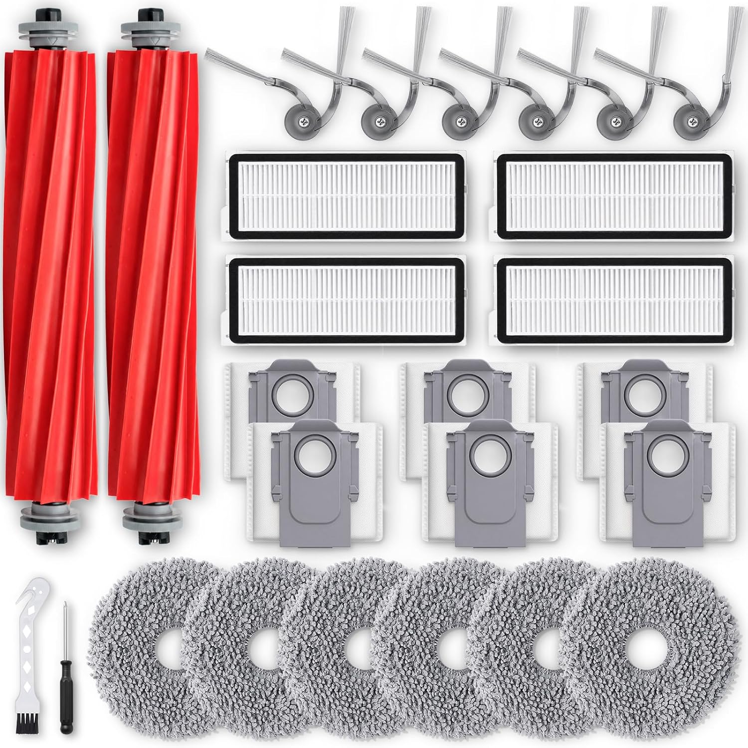 Imagen de BUXEBUX 26-tlg Zubehör für Roborock QV 35A/35S en OfertitasTOP