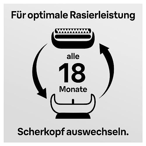 Thumbnail 2 de Braun Series 5 Rasierkopf 52B – Schwarz (Kompatibilität mit Series 5, 18 Monate Austausch empfohlen)