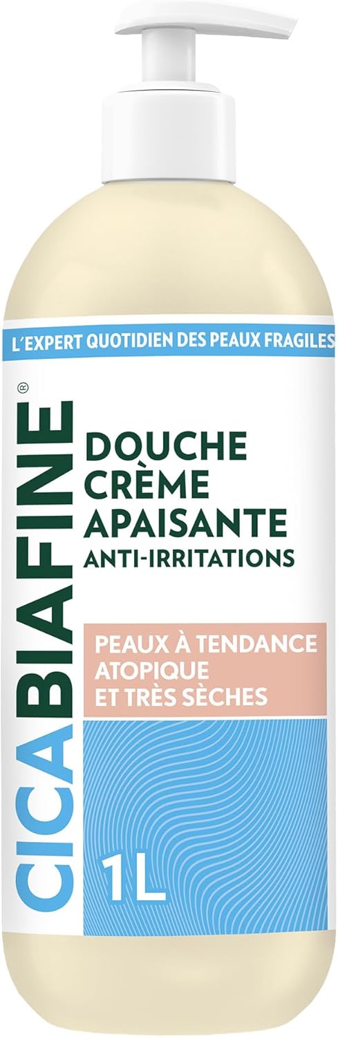 Thumbnail 6 de Cicabiafine Douche Crème Anti-Irritations apaisante – gel douche haute tolérance, sans parfum, lot de 2 (1 L)