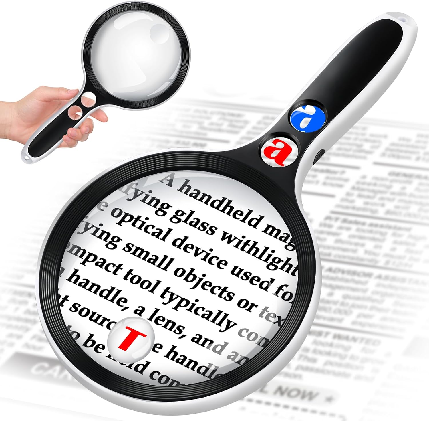 Detalle de Lighted Magnifying Glass, 5-Inch Lens
