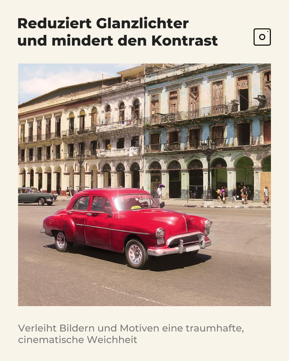 Thumbnail 2 de K&F CONCEPT Black-Mist 1/4 Filter 52 mm – Nano-Xcel, 28-fache Nano-Beschichtung, Filmlook für Porträt und Video