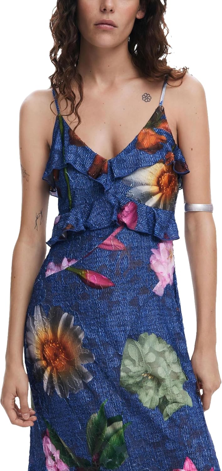 Detalle de Desigual Robe décontractée Femme — chic et polyvalente, à porter au quotidien