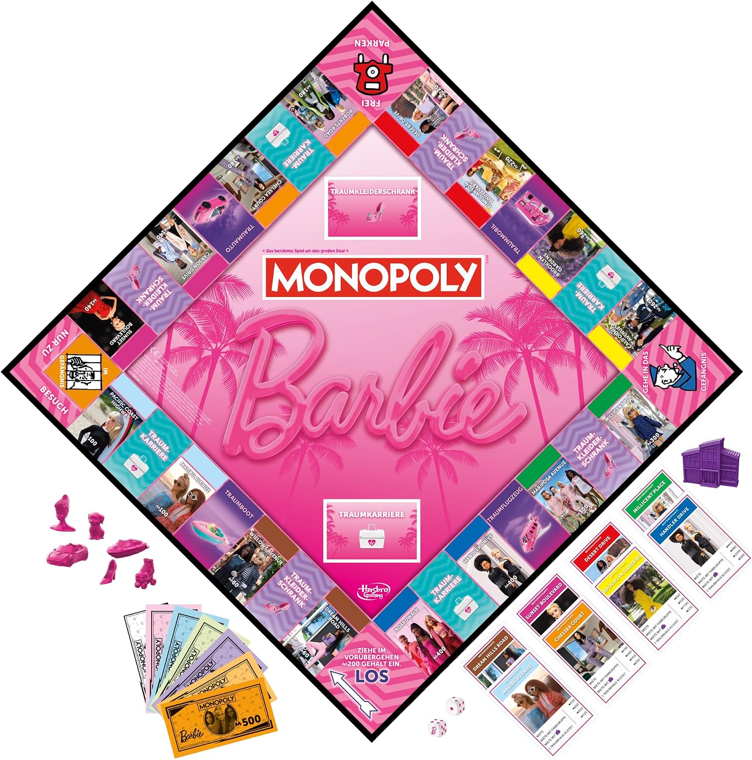 Detalle de Monopoly Barbie Edition Brettspiel 🎲