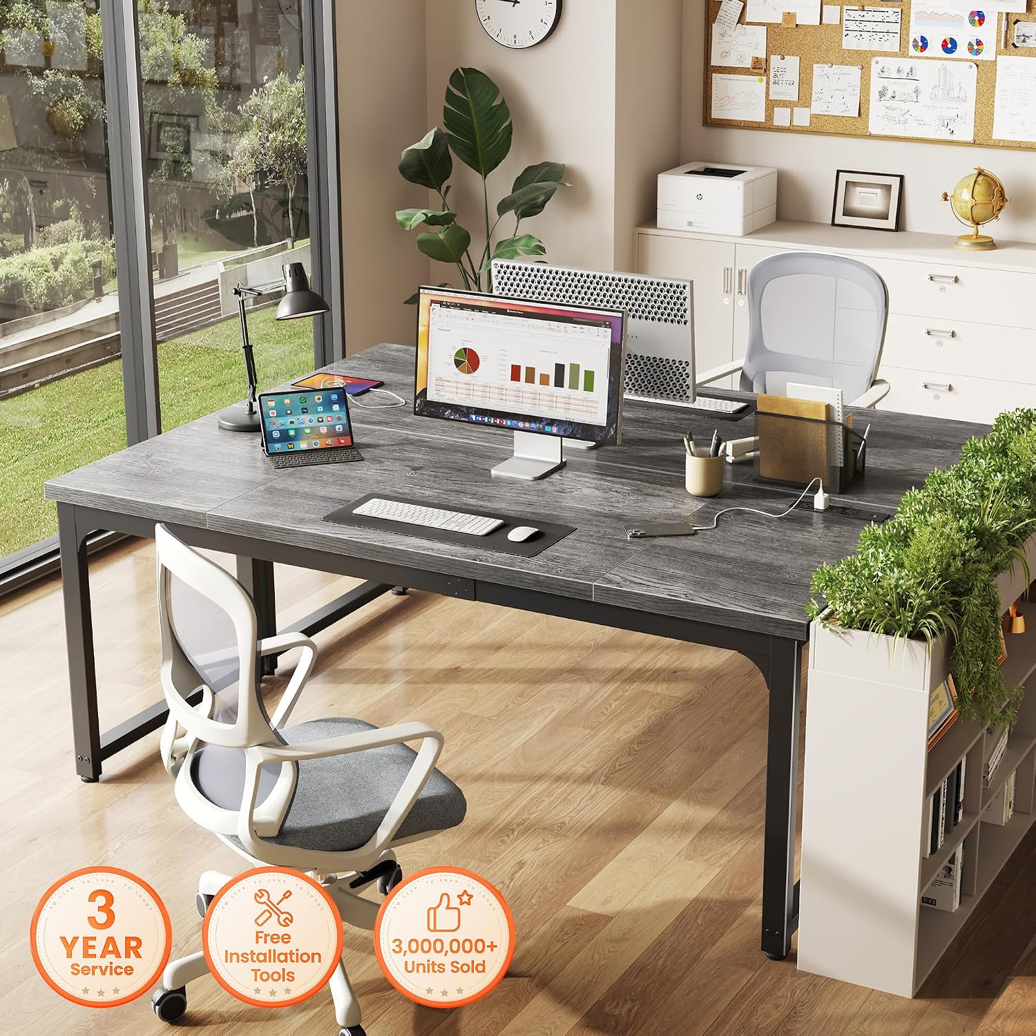 Detalle de Huuger 63x24 Desk with USB-C 🧑