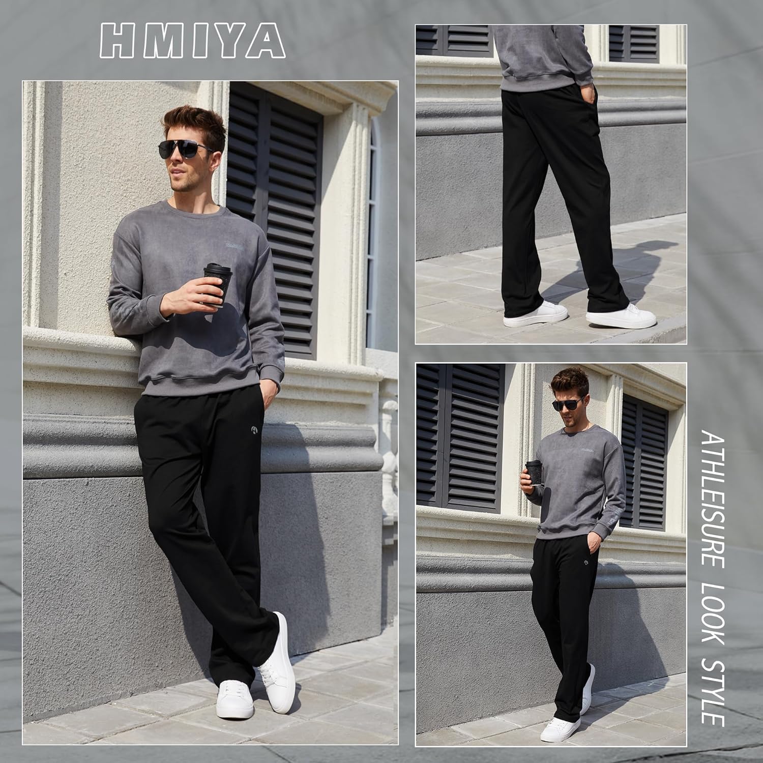Thumbnail 4 de HMIYA Herren Jogginghose Baumwolle 95%