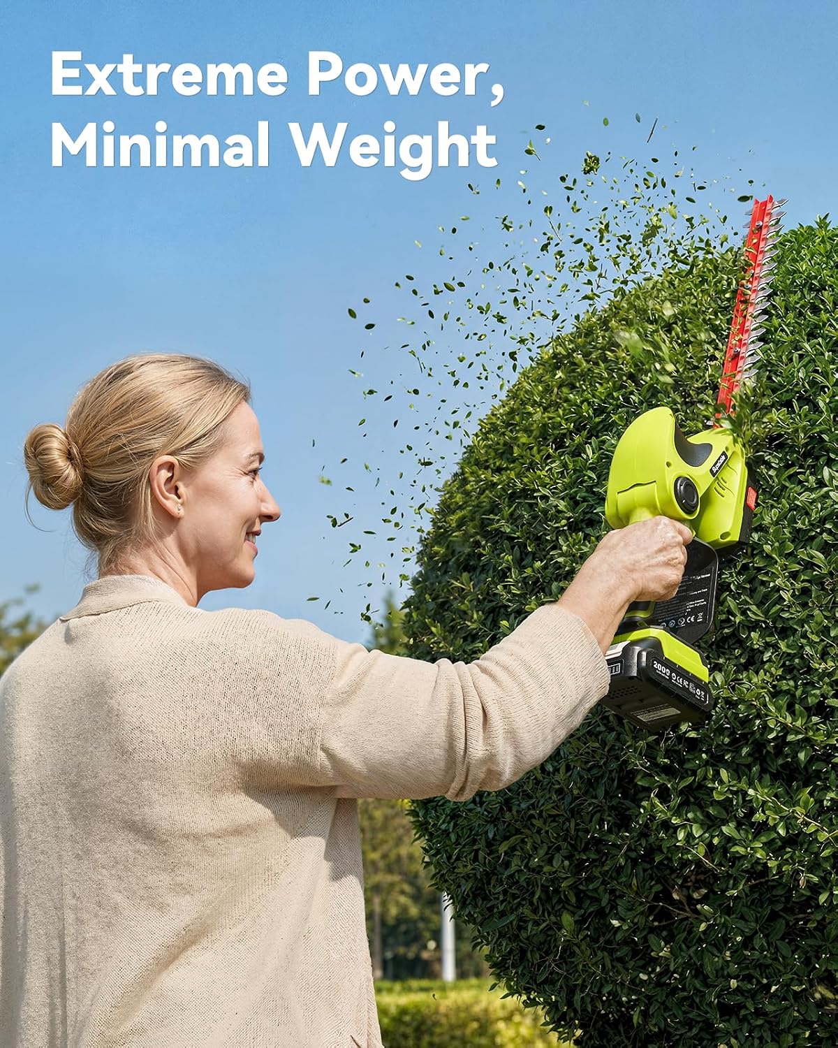 Thumbnail 6 de Supstable SH301 6-in-1 Cordless Pole Saw and Hedge Trimmer, 15-Foot Reach