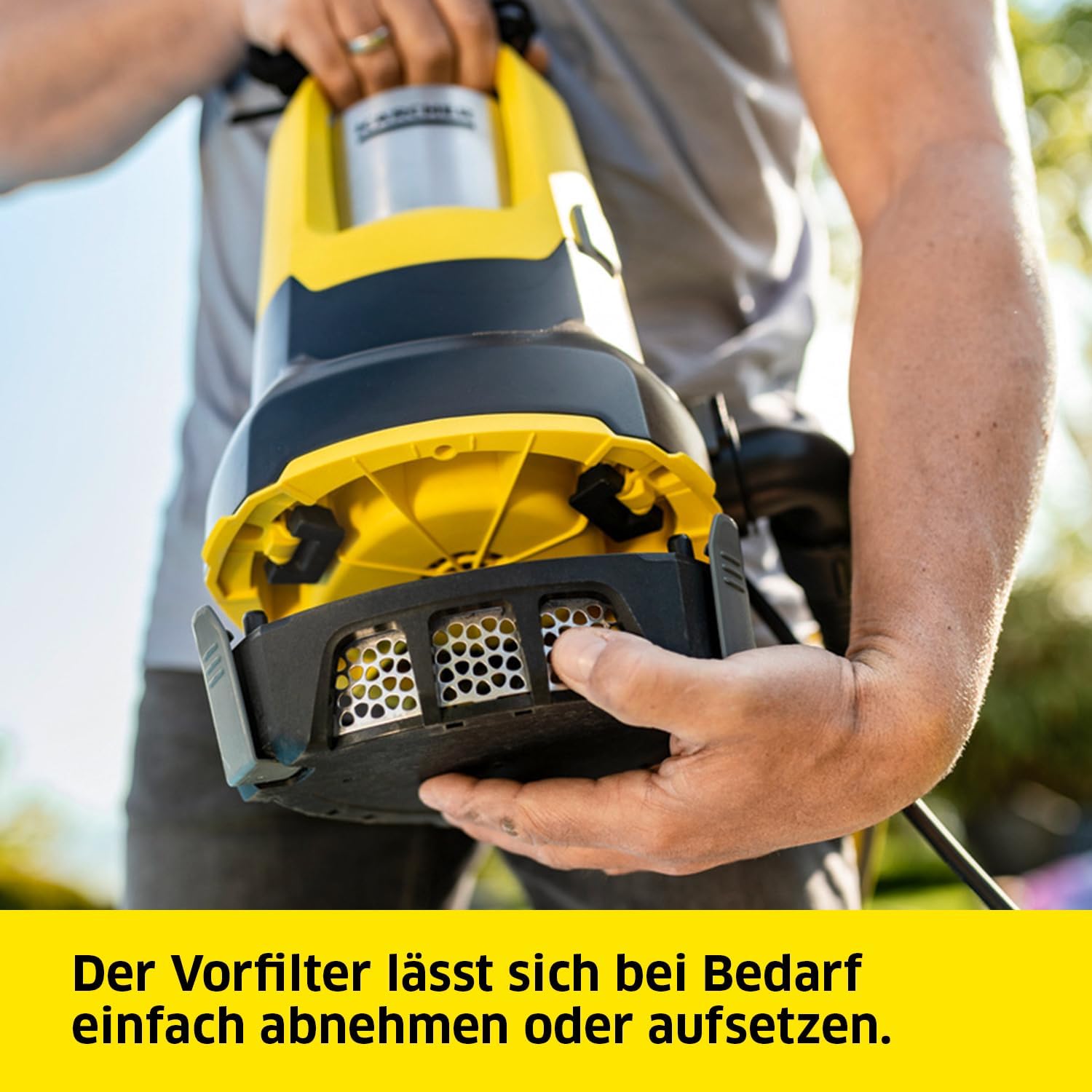 Detalle de Kärcher SP 17.000 Flat Level Sensor flachsaugende Tauchpumpe – leistungsstarke Lösung für Grobwasser