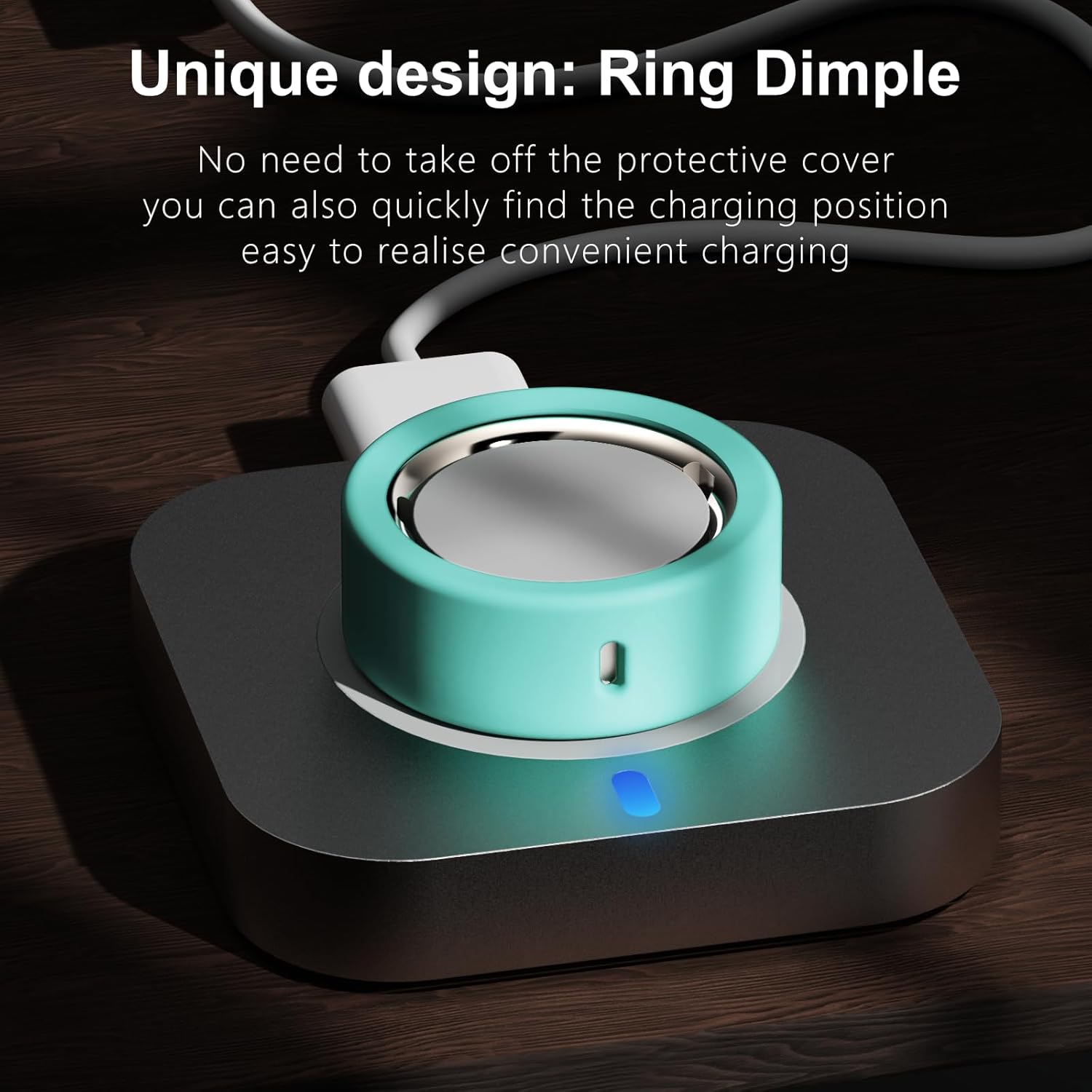 Detalle 2 de Hexasider 6 Pcs Silicone Ring Cover for Oura Ring Gen 3/4/4 Ceramic/Ultrahuman Ring AIR