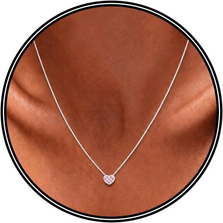 Thumbnail 1 de Meteorstarry Kette Silber 925 Damen – Herzanhänger mit Cubic Zirkonia, personalisierbar, wasserfest