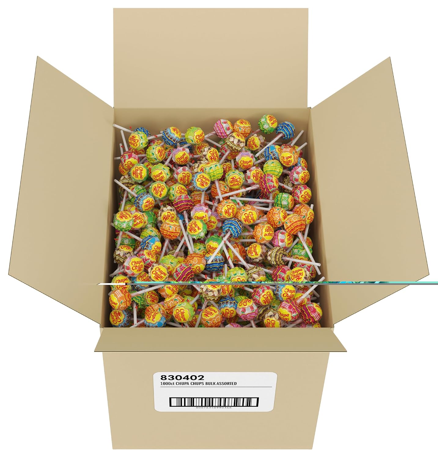 Detalle de Chupa Chups 6045197 Classic Lollipops, 7 Flavors, Individually Wrapped, 1,000 Count