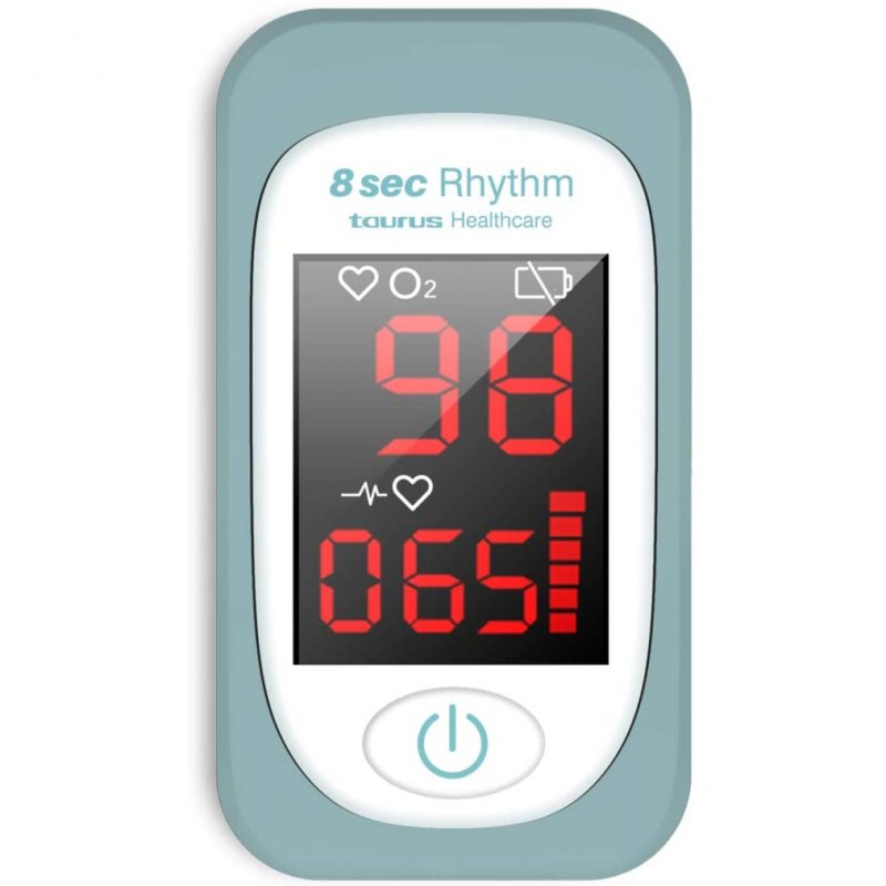 Taurus 8 Seg Rhythm pulsioxímetro de dedo