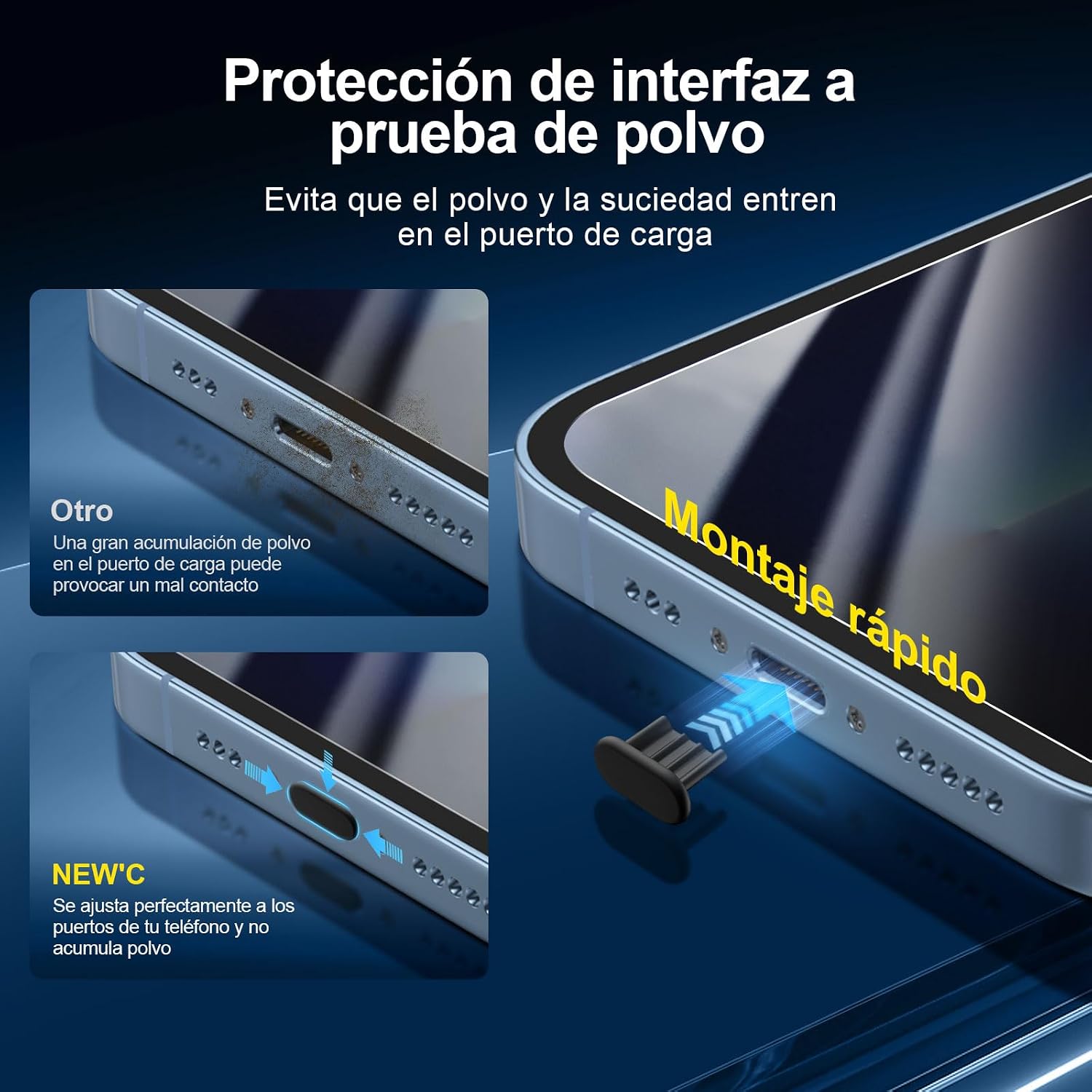 Thumbnail 6 de NEW'C Protector privacidad para iPhone 13 Pro 28°