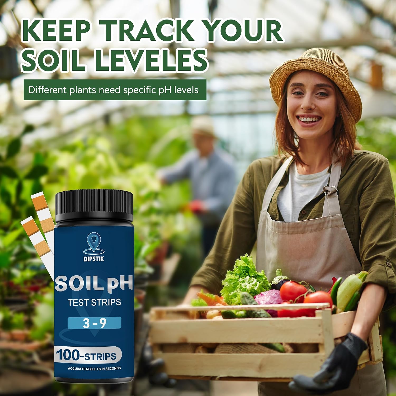 Thumbnail 4 de Soil pH Test Kit with 3–9 pH Strips – Accurate, Easy-to-Use Kit for Garden and Indoor Plants